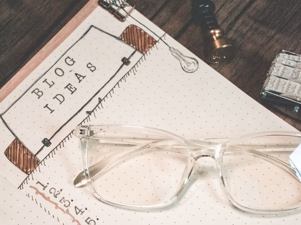 Bullet Journal Tracker Section + Blog Ideas and Brain Dump