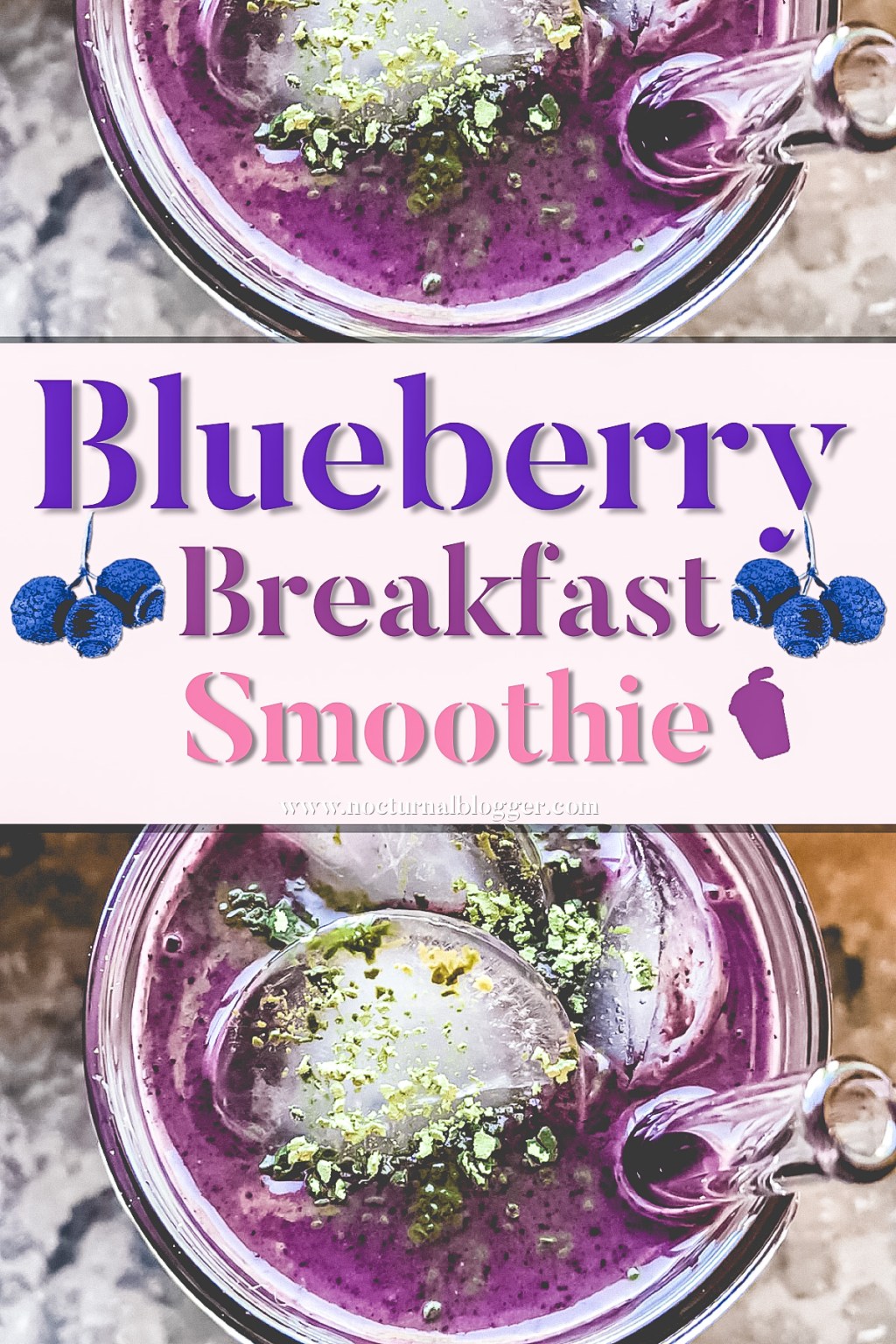 Blueberry Breakfast Smoothie Recipe