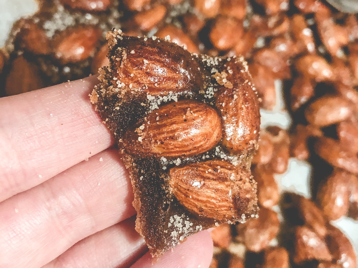 My recipe for Crunchy, cinnamon-Sugar Almonds